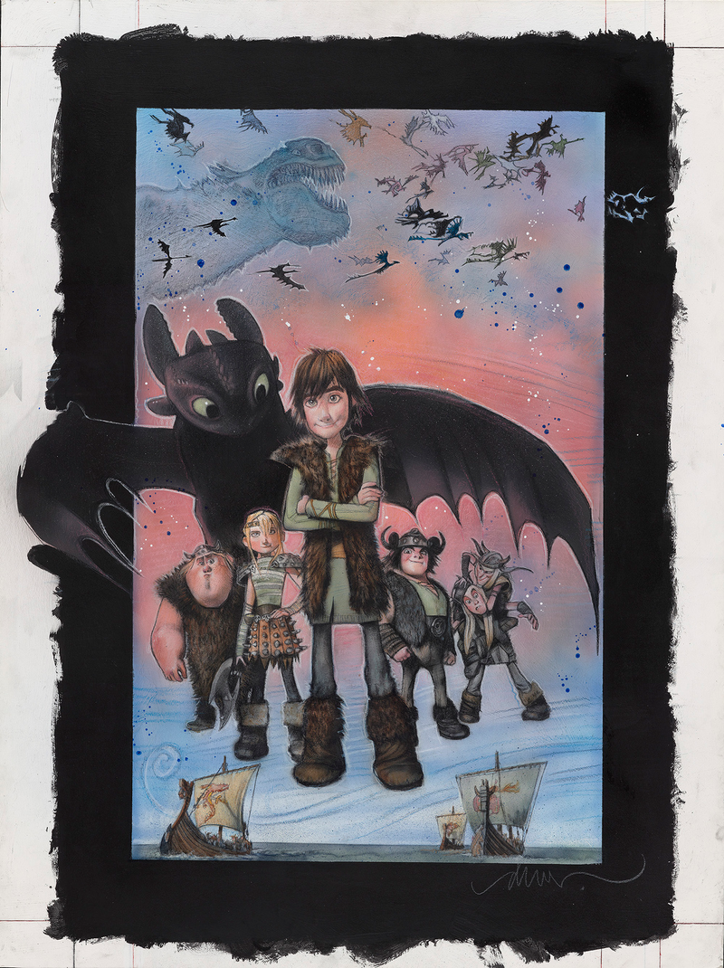 How to Train Your Dragon by Drew Struzan